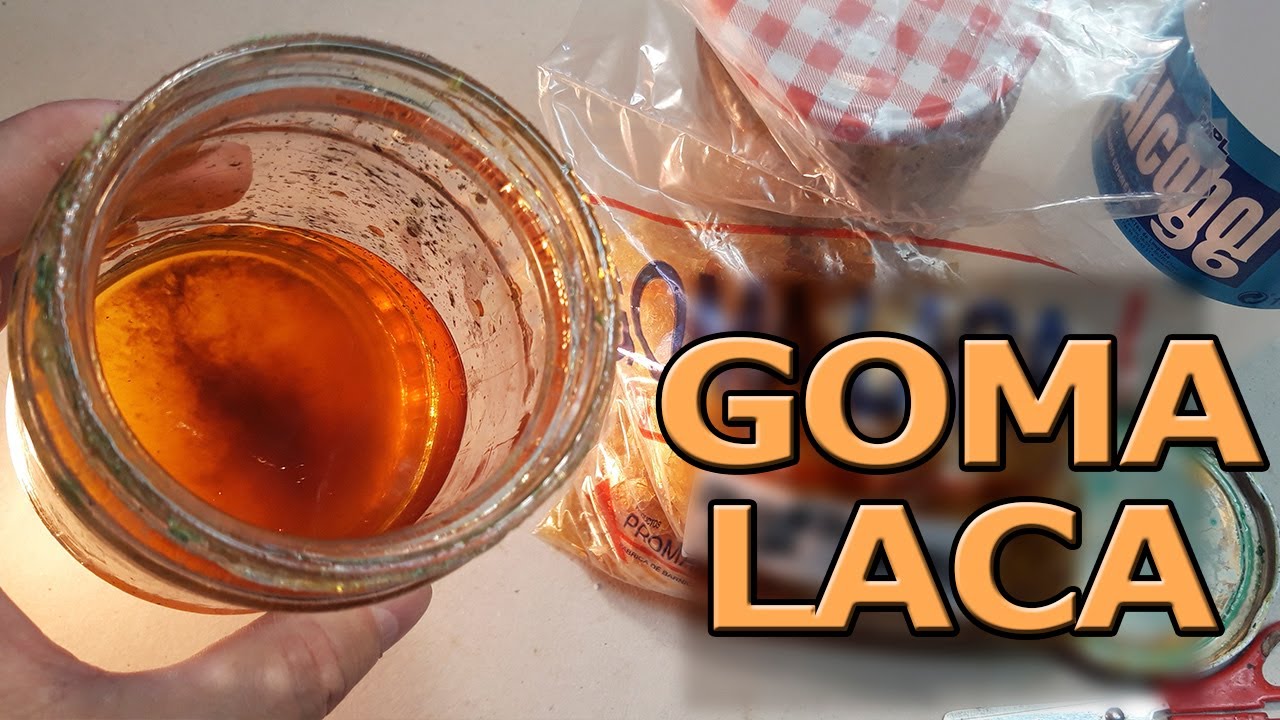 ¿Cómo preparo la Goma Laca?