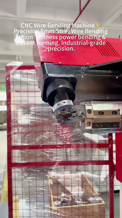 Wire Bending Machine Precision 6mm Steel Wire Bending Action!Witness power bending & instant forming