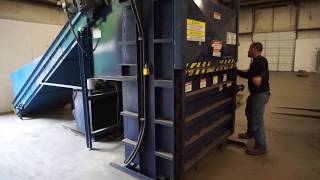 Max Pak Vertical Baler w/Conveyor - Tag# 174423