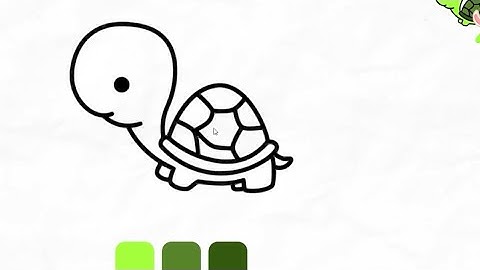How to Draw a Turtle Easily | Drawing Lesson for Kids