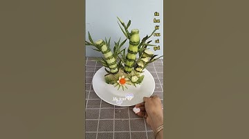 My tran 77, cắt tỉa hoa từ rau củ quả