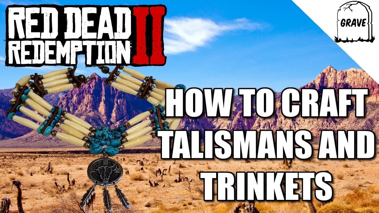 How To Craft Talismans And Trinket's In Red Dead Redemption 2 - YouTube
