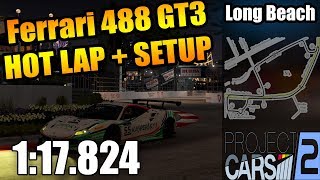 This is a setup for the ferrari 488 gt3 at long beach on project cars
2 using t300 wheel ps4. more videos like and subscribe.