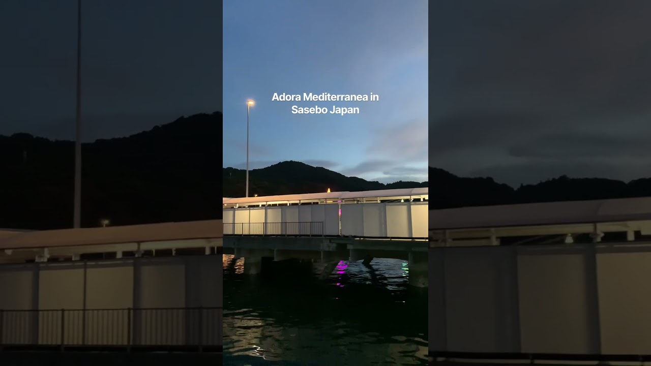 Sasebo,Japan🎖️#japantravel #sasebo #japan #japanvlog #travelvlog #tour #cruiseship #shortvideo