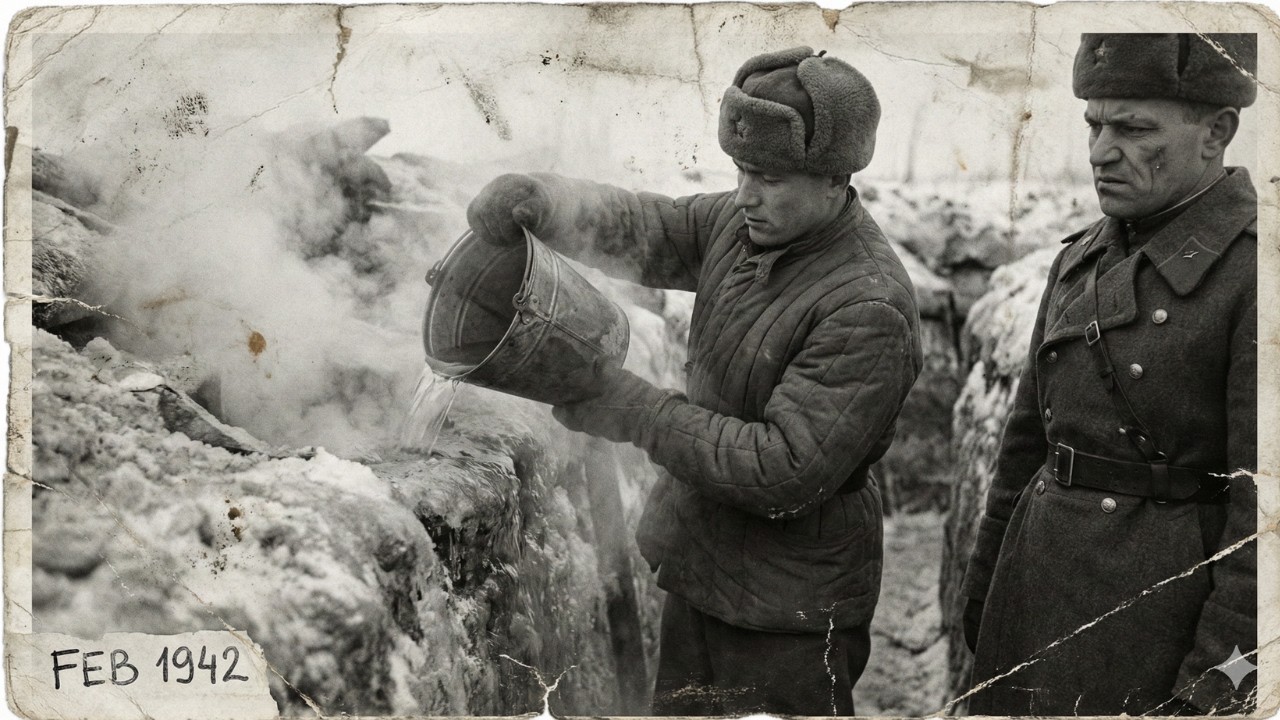 ЗАЧЕМ ОН ЛИЛ ВОДУ В МОРОЗ? ГЕНИАЛЬНАЯ ЛОВУШКА СОЛДАТА