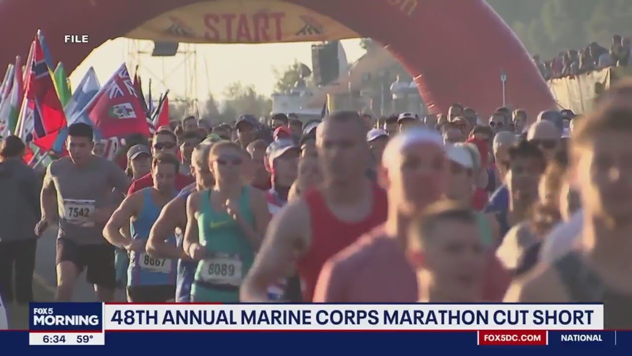 Marine Corps Marathon cut short due to weather