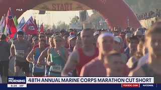 Marine Corps Marathon cut short due to weather
