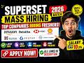 👉 Superset Mass Hiring 2026 🔥 Amazon, Deloitte, HSBC Hiring Freshers | Apply Now
