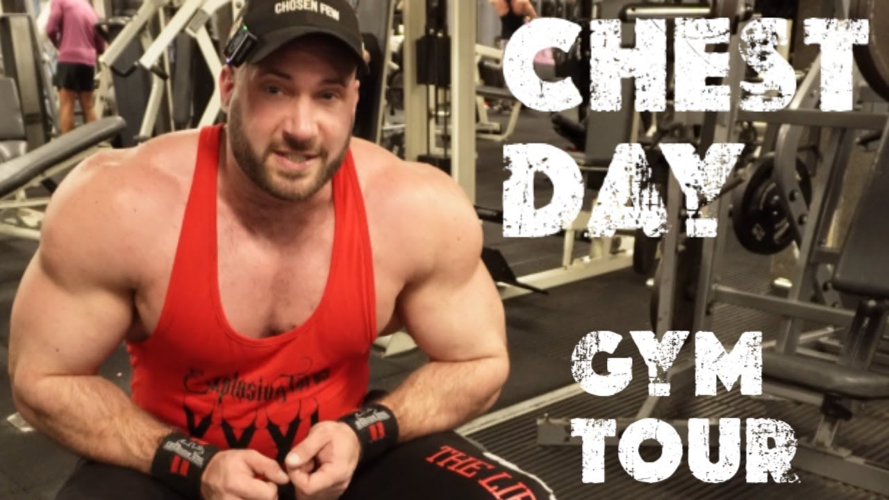 Road to 300lbs Chest Day Workout and Gym Tour at