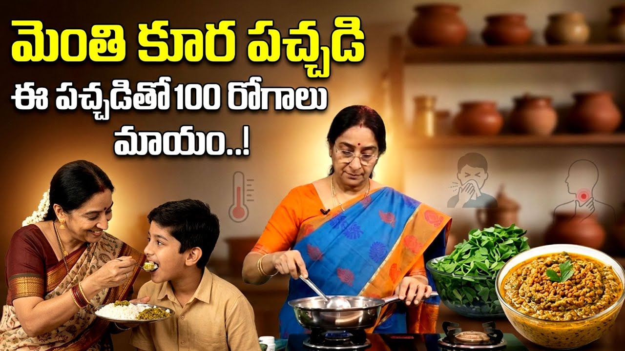 Ramaa Raavi Menthi Pachhadi Recipe | Fenugreek Chutney & Health Benefits