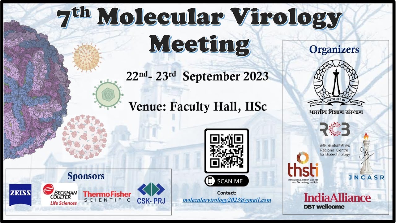 Molecular Virology Conference 2023 Day 1, IISc YouTube