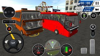 Euro Bus Driving Simulator 2018 - Red Bus Unlocked | Bus New Game - Android Gameplay & Game Video HD screenshot 4