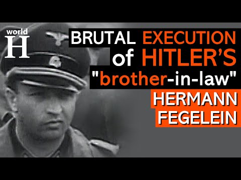 Brutal Execution of Hermann Fegelein - Nazi Commander & Child Murderer -  Eastern Front - WW2