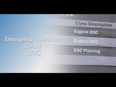 City of Eugene: COVID-19 Emergency Operations Center