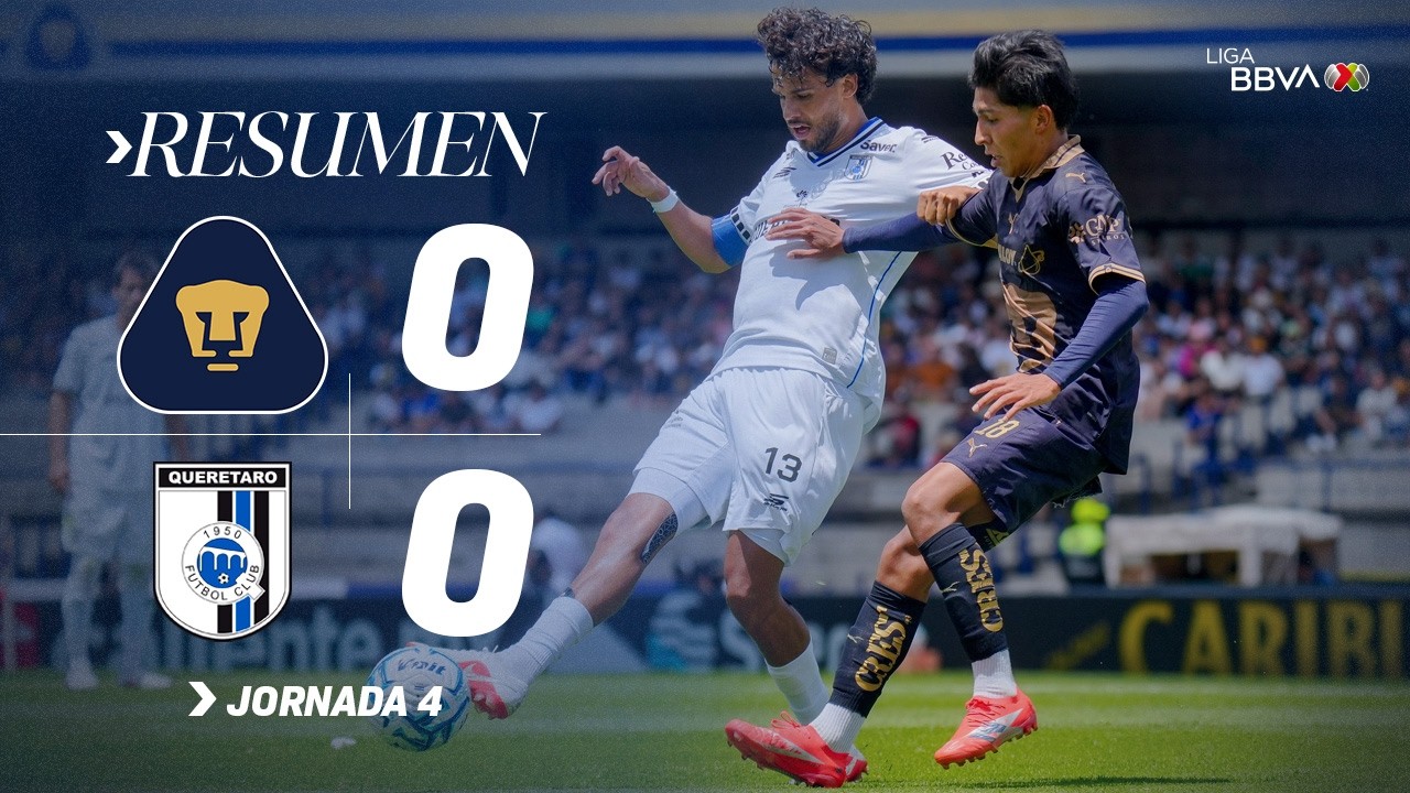 PUMAS 0-0 QUERÉTARO | Se dividen puntos en C.U. | J4 AP26