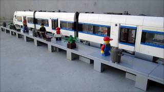 LEGO Intercity Train with automatic sliding doors