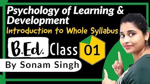 Whole Syllabus | Psychology of Learning & Development ( Paper 2nd) | Class 1 | #DrRMLAU | #EAdda