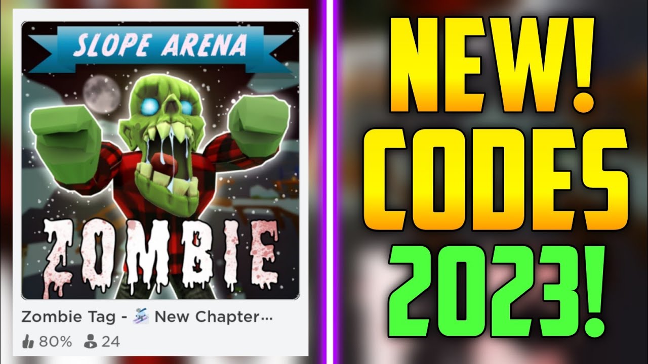 FUTURE CODES!! *NEW* ROBLOX ZOMBIE TAG NEW CHAPTER UPDATE CODES