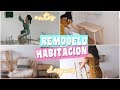 REMODELANDO MI CUARTO  ♡ CAMBIO RADICAL DE MI HABITACIÓN LOW COST! Laura Mendez