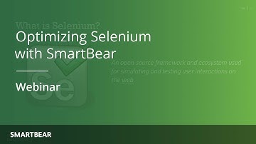 SmartBear Testing Tools with Selenium