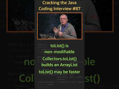 Difference between toList() and Collectors.toList()? - Cracking the Java Coding Interview