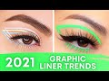 STUNNING GRAPHIC EYELINER Ideas ✨ Eyeliner Trends 2021