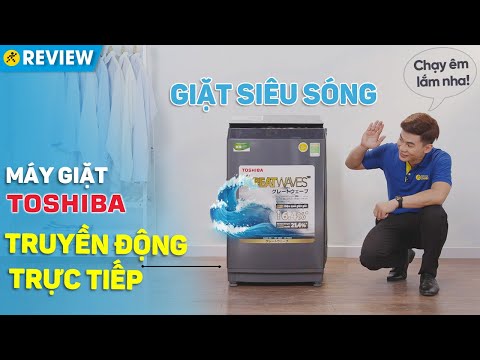 Máy giặt Toshiba Inverter 9 KG: truyền động trực tiếp, êm hơn, bền hơn (AW-DK1000FV) • Điện máy XANH