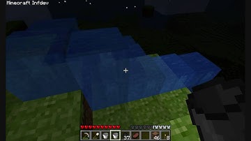 Minecraft Infdev Waterfall!