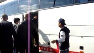 110906 SHINee in Russia - Get on a Bus