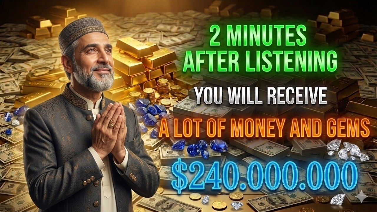 AFTER 2 MINUTES YOU WILL RECEIVE A LOT OF MONEY - DUA FOR RIZQ AND WEALTH - DUA FOR RIZQ IMMEDIATELY