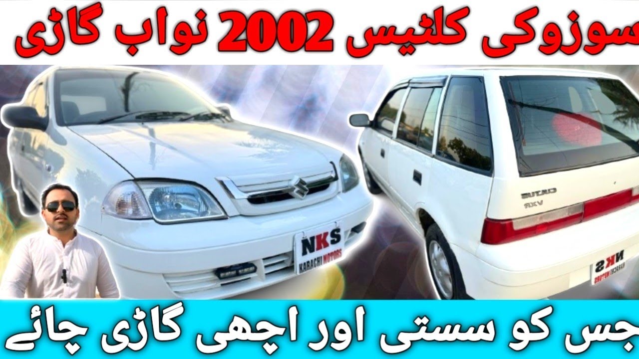Suzuki Cultus Vxr 2002 Details Review l Power steering Chailled Ac l