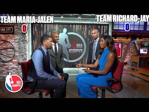 The NBA Countdown crew plays 'The Hot Seat' guessing game | NBA on ESPN