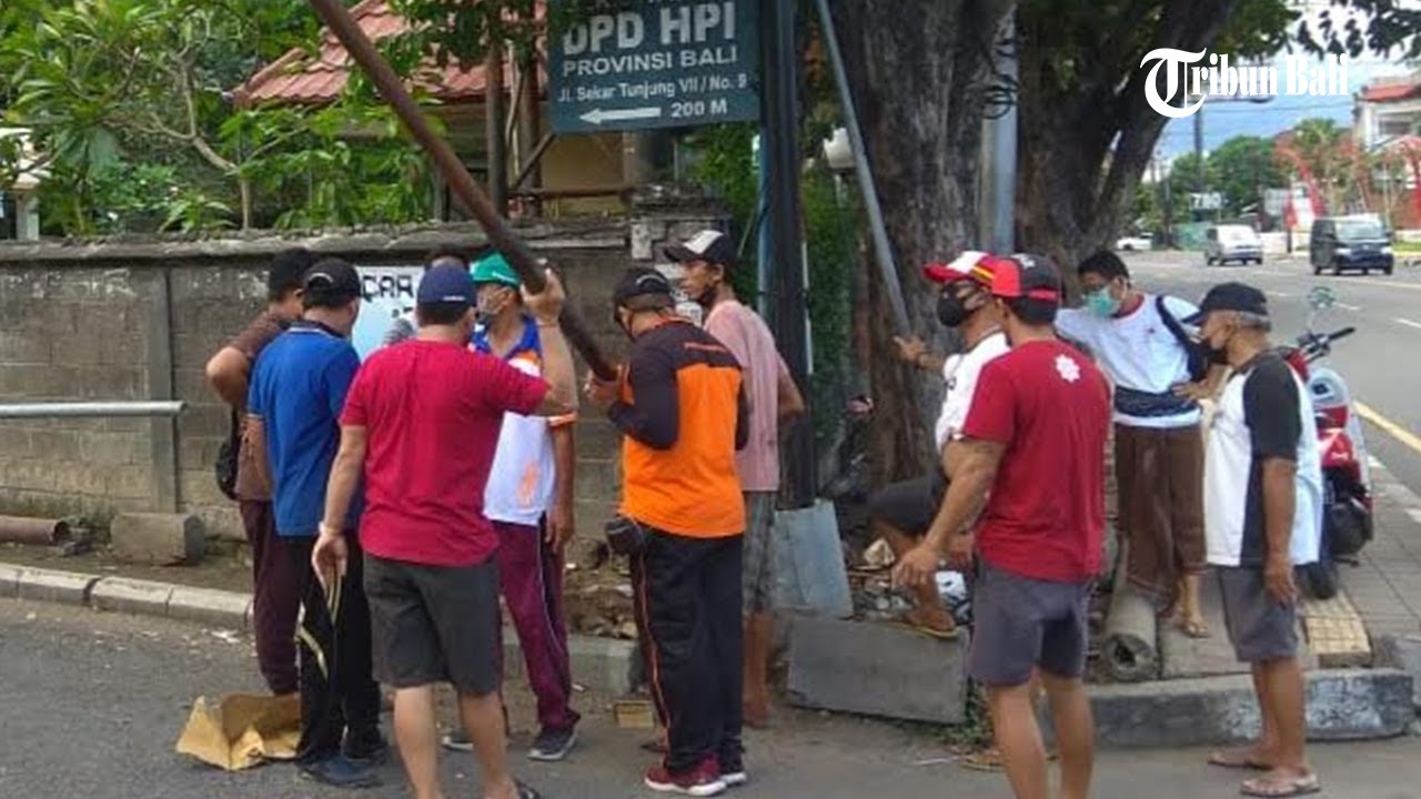 Banjar Kertagraha Kesiman Perketat Pintu  Masuk Wilayahnya 