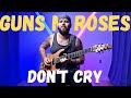 Dont cry  guns n roses electric guitar cover  simon lund music