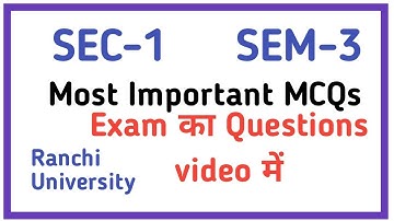 बहुत ही important questions || number system mcqs #sem3 #sec1 #ranchiuniversity #examtimestudy