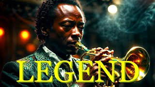 4K Jazz Relaxing Music and Legendary Jazz Musicians on picture, Part 1.