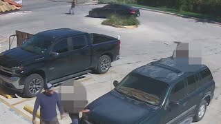 SAPD releases video of car that hit man while fleeing large fight, shooting on West Side