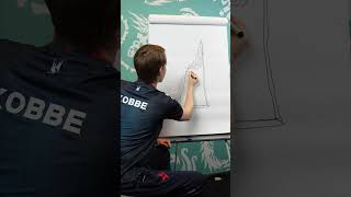 How to draw the LEC Season Finals trophy w/ Kobbe & Nisqy | Shorts