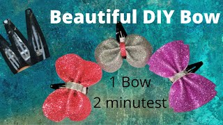 Beautiful DIY Bow / 1 BOW 2 minutest very easy