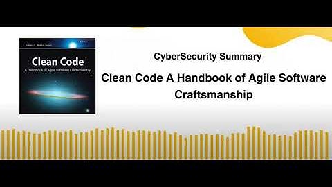 Clean Code A Handbook of Agile Software Craftsmanship
