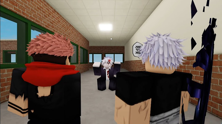 Gojo meets Super Senior Gojo recreated in roblox