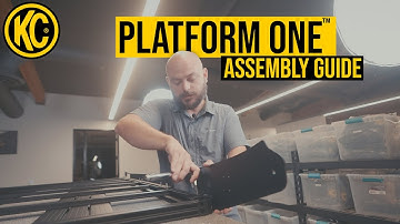 Installatiehandleiding voor het Platform One™ dakrek – Het platform monteren