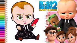 How to draw Theodore Lindsay Templeton from Boss Baby 2 // Как нарисовать босса-молокососа?