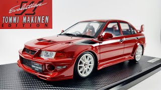 Mitsubishi Lancer Evolution 6.5 Tommi Makinen Edition - 1/18 Ignition Model unboxing and review