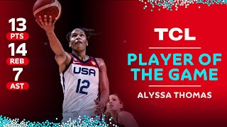 Alyssa THOMAS 🇺🇸 | 13 PTS | 14 REB | 7 AST