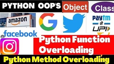 Python Method-Overloading | Python Overloading Function | OOP
