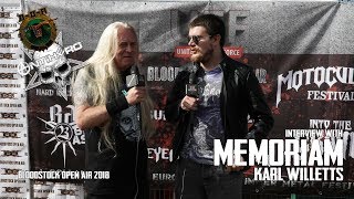 Interview with Karl Willetts of Memoriam at Bloodstock Open Air 2018