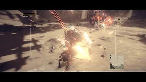 NieR Automata Combat Scene