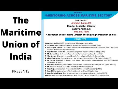 Mentoring Across Maritime Sector | The Maritime Union Of India