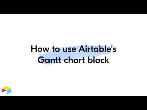 Airtable Gantt Chart Plugin